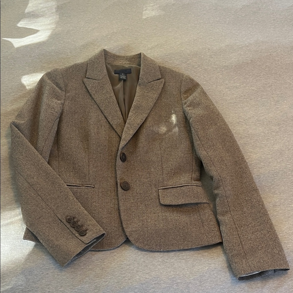 J.Crew Tweed Wool Blazer Fully Lined